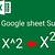 how to superscript in google sheets