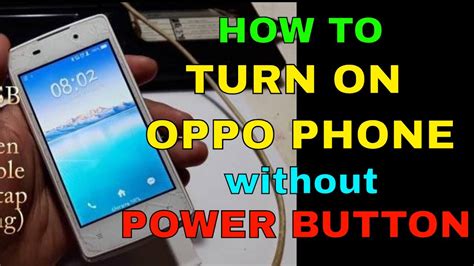 How To Switch Off Oppo Phone Without Power Button Oppo Product