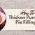 how to thicken pumpkin pie batter