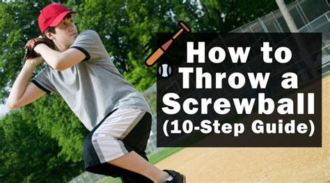 How to Throw a Screwball 11 Steps (with Pictures) wikiHow