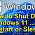 how to totally shut down laptop or sleeping