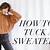 how to tuck in sweater