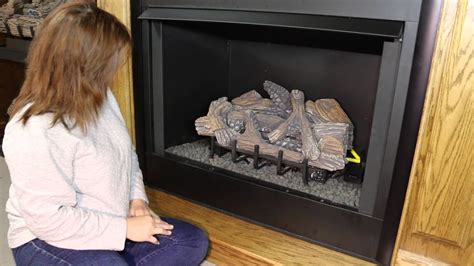 How to light the pilot of the gas fireplace YouTube