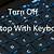 how to turn off laptop by keyboard