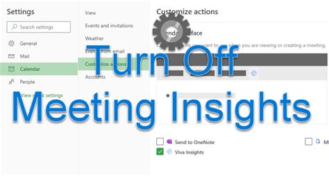 How To Turn Off Meeting Insights In Outlook Calendar