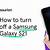 how to turn off samsung galaxy s21fe