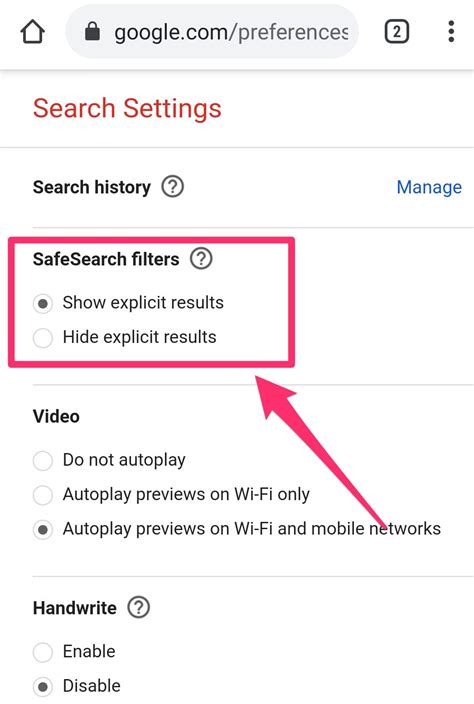 How to Turn SafeSearch Off