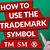 how to type registered trademark symbol