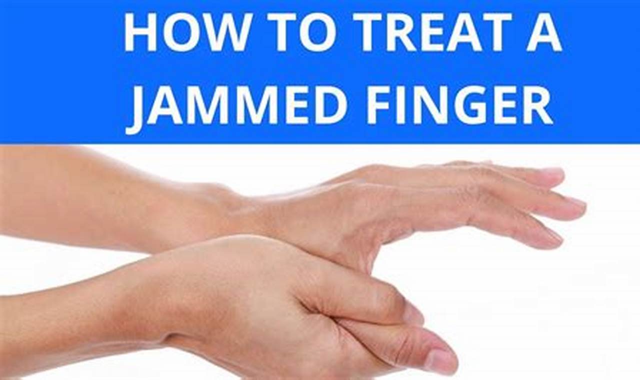 how to unjam a finger