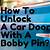 how to unlock a car door with a bobby pin
