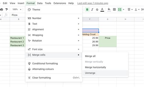 How to merge cells in google sheets How to