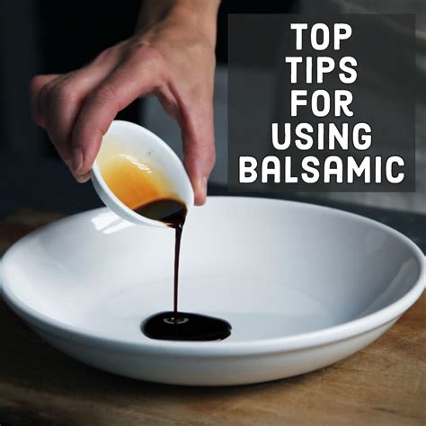 how to use balsamic vinegar for weight loss