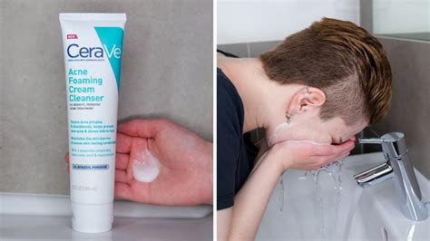how to use cerave acne foaming cream cleanser