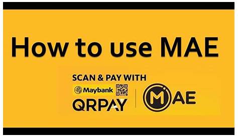 How to use MAE Maybank - YouTube