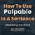 how to use palpable in a sentence