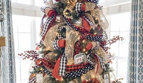 How To Use Ribbon On A Christmas Tree 9 Step Decorate With