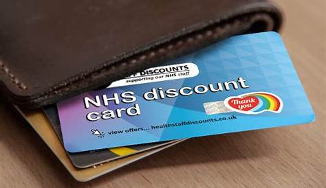 How To Use Your NHS Card For Discounts