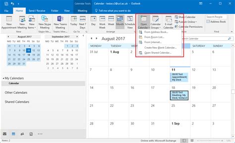 How To View Others Calendar In Outlook 365