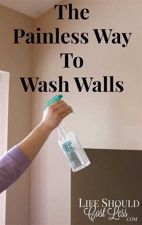 How To Wash Walls Homemade Wall Cleaner Recipe Paint remover
