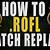 how to watch league replay thats off match history