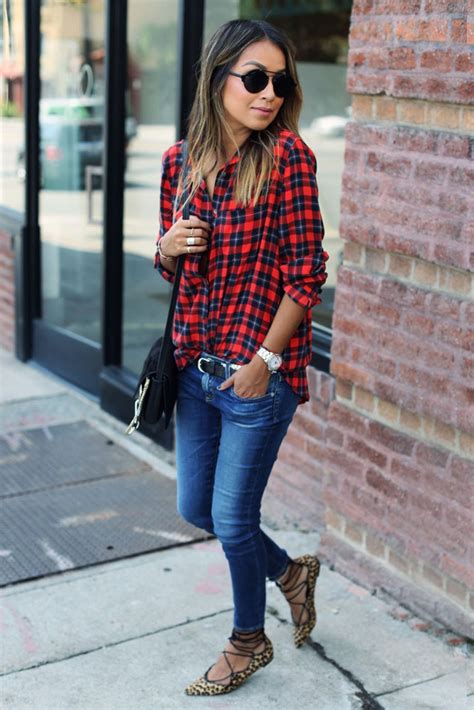 14 Ways to Wear Your Favorite Plaid Shirt This Winter Glamour