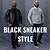 how to wear black sneakers