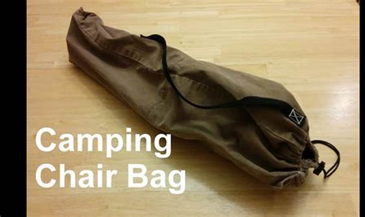 How to Wrap a Camping Chair Perfectly