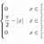 how to write a piecewise function in latex