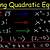 how to write a quadratic equation in standard form