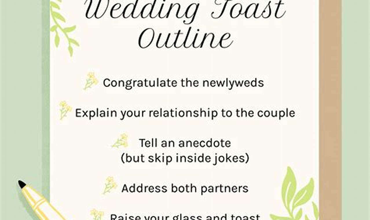 How to Write a Wedding Toast that Will Wow the Crowd