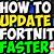 how to.update fortnite on pc