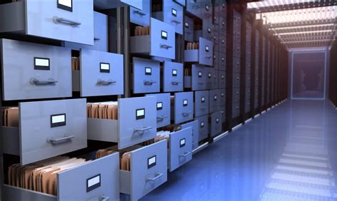 how are documents stored in a business