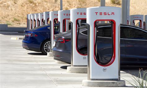 how are tesla charging stations powered
