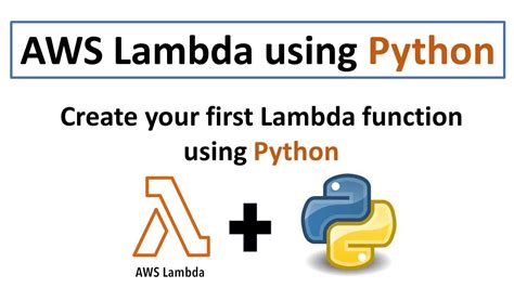 how aws lambda function works in python