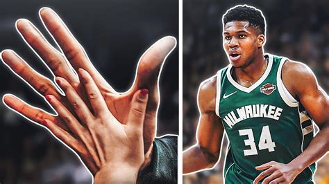 how big are giannis antetokounmpo hands