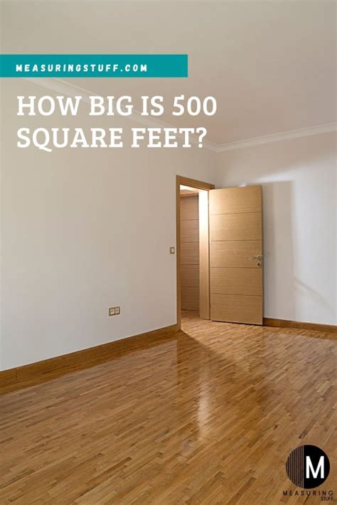 how big is 500 sq ft