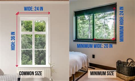 How Big Is A Typical Bedroom Window