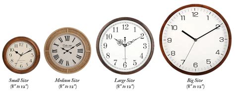 How Big Should A Wall Clock Be