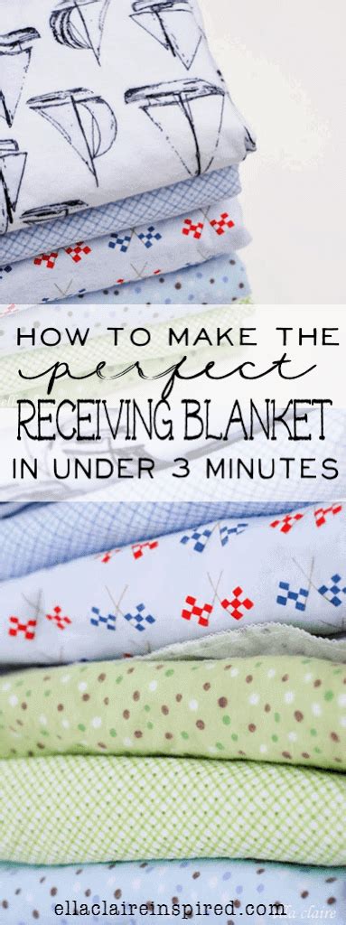 How Big To Make Receiving Blankets