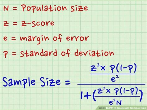 How Calculate The Sample Size