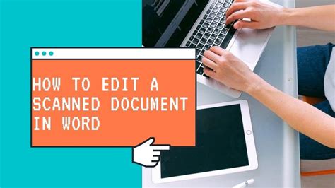 How Can Edit Scanned Document