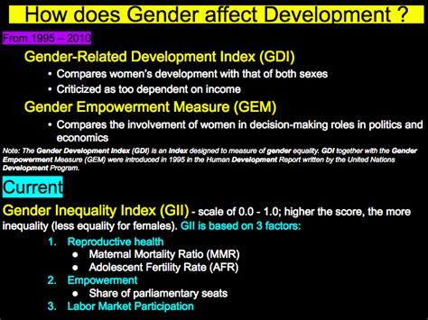 how can gender affect growth and development