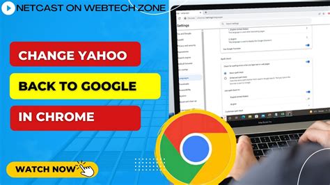 how can i change my browser from yahoo to google