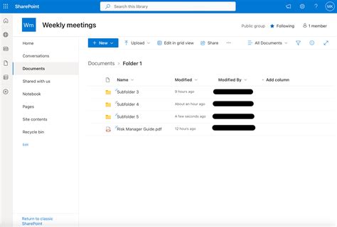 how can i create a folder in sharepoint