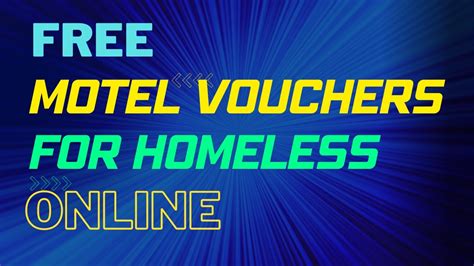 how can i get free motel vouchers online