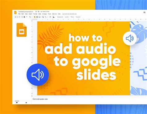 how can i insert audio in google slides