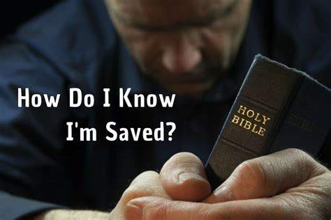 how can i know i am really saved