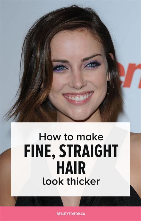 Perfect How Can I Make My Thin Fine Hair Look Thicker For Hair Ideas