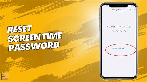 how can i remove screen time passcode