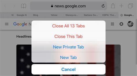 how can i see all my tabs
